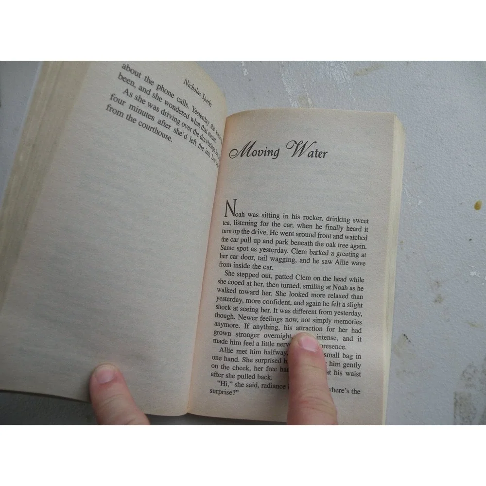 The Notebook Nicholas Sparks 2004 Movie Tie-in Edition Warner Books Romance